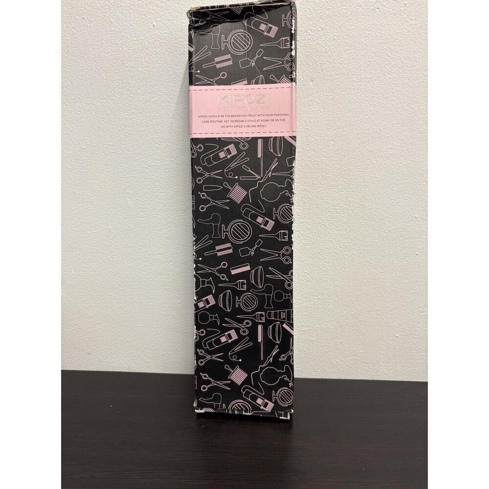 Kipozi Professional Curling Iron 1.25 Inch With Glove Auto Shut Off Fast Heat Up